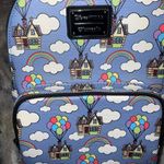 Lounge Fly  Disney Pixar UP Balloons House Mini Backpack. Blue Clouds. Photo 4