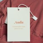 ANDIE NWT Longline Tank Punch Melon Spaghetti Straps Scoop Neck Top Bikini Small Photo 7