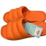 Totes Everywear Slides Sandals Summer Orange Womens Size 11 NEW Photo 0