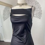 Early 2000's Hottie Slinky Open Back Lace Up Little Black Mini Party Dress M Size M Photo 6