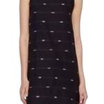 Eileen Fisher Sleeveless Bateau Neck Organic Cotton Dress Sz PS PP Black Pockets Photo 0