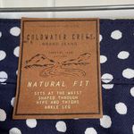 Coldwater Creek Women Jeans 16 Seeing Spots Ankle Jeans Blue White Polka Dot NEW Photo 4