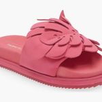 Farm Rio Pink Monstera Anatomic Leaf Slide Sandal Photo 0