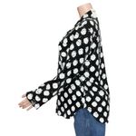 Anthropologie MAEVE x Sequined Shirt Jacket, Black/White, Small Photo 9