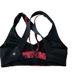 Lululemon Women's Medium Floral Sports Bra Strappy Crossback Activewear Size 8 Photo 6