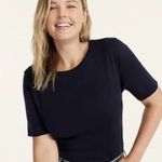 J.Crew  Black Perfect Fit Cotton Short Sleeve T-Shirt M Photo 0