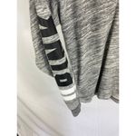 PINK - Victoria's Secret VS Pink V Neck Heather Grey Sweatshirt Size XS Photo 3