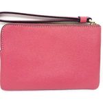 Coach Canvas Wristlet Wallet Pouch In Pink Photo 1