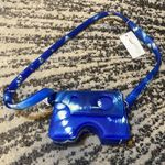 Off-White  Burrow-22 Tie Dye Shoulder Bag Blue And White Photo 1