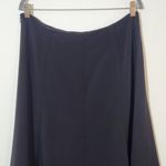 David N Vintage Full Black Maxi Skirt Size 12 Black Full Long Skirt Photo 5