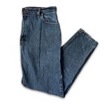 Levi's 551 Relaxed Fit Tapered Leg Denim Blue Jeans 90s Vintage 16 Long Photo 0