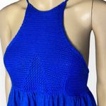 Free People   Royal Blue Road Trip Tank Top SP Photo 5