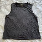 Madewell  Charcoal cropped tank top Photo 0