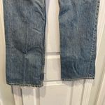 VTG L.L. Bean Size 12 T Boot Cut Cotton Denim Jeans Worn Distressed Med Wash Blue Photo 5
