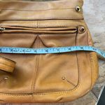 B. Makowsky Soft Pebbled Leather Tan Beige Crossbody/Shoulder Bag Photo 6