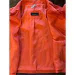 Piazza Sempione Jacket Women 14 Red Orange Lightweight Collared Coat Luxury Photo 11