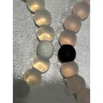 Lokai Classic Bracelet Set of 2 White Bead Silicone 6 inch Small Photo 5