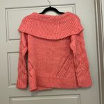 LC Lauren Conrad  Coral Cowl Neck Sweater Photo 3