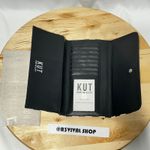 Kut From The Kloth Slim Striped Tri-fold Wallet NWT Photo 2