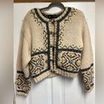 Liz Claiborne  vintage wool blend sweater front clasp vintage cardigan Photo 1