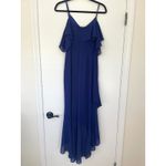 Lulus NWT $74  Caden Royal Blue Off-the-Shoulder Ruffled Maxi Dress‎ Size Small Photo 8