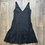 Ralph Lauren Lauren  Black Lace Tank Dress Size 8 Photo 4