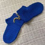 NWOT Crochet Booties/Socks Blue Photo 2