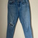 Lovers + Friends  distressed straight crop jeans Photo 1