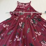Torrid Berry Pink Floral Challis High Neck Hi Lo Sleeveless Pockets Dress 1X Photo 9
