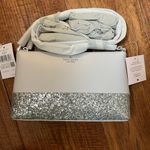Kate Spade New York Flash Silver Crossbody Sparkled Glitter Leather Bag Chic NWT Photo 1