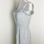 Rebecca Taylor JERSEY TANK Maxi DRESS Size Medium lagenlook in Gray Photo 3
