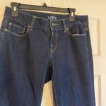 Loft Ann Taylor  6 or 28 dark wash curvy flare mid rise low rise jeans Photo 2