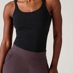 Athleta  Ribbed Black Built In Tank Photo 0