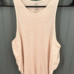 Free People  Intimately Tank Tan Cream Nude Size‎ Small Ribbed Cropped Photo 0