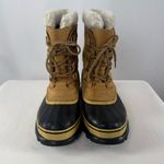 Sorel  Caribou WP Waterproof Boot in Buff Tan Black Size 6 Photo 6
