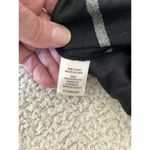 Black & White Buckle V-Neck Zip Front Woven Striped Jumpsuit Black/white size Small Photo 10