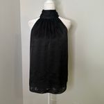 Joie  Erola D black paisley sleeveless halter top size S Photo 2