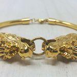 Head 18K gold plated dragon  bracelet Photo 1