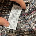 Madewell Rainbow Knit Puff Shoulder Crew Neck Sweater Womens S Boho Fall Cozy Photo 6