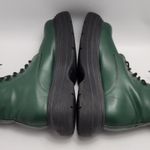 SVegan Gouache Vegan Leather Platform Combat Lace Up Boot Green Size 41 Photo 9