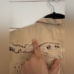 Free People Intimately Oversized Romper Embroidered The Jomo Festival Linen Sz S Photo 12