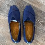Toms Classic Navy Canvas Slip On Shoes Photo 2