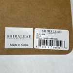 Shiraleah  CHICAGO Fiore Small Gold Earrings Dainty Dangle Floral NWT Photo 6