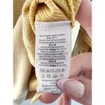 Free People  We the Free Willow Mustard Yellow Thermal Top Small Oversized Boho Photo 4