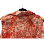 Vintage 1970's Donna Kenny Sleeveless Floral Tank Tunic Size XL Lightweight Red Photo 6