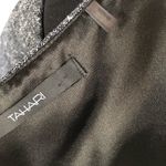 Tahari black/gray color block sheath dress size 8 Photo 2