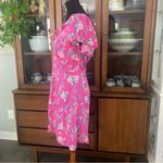 NWT Row A Pink Floral Flutter Sleeve Dress Size XL Photo 3