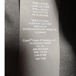 Coach Stretch Leather Pants Black Women’s Size 10 Photo 9