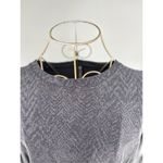 Athleta pullover women’s sweatshirt black gray size small Tall tencel blend Photo 7