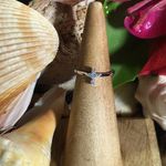 Sterling Silver Cross  Toe Ring Midi Ring Photo 1